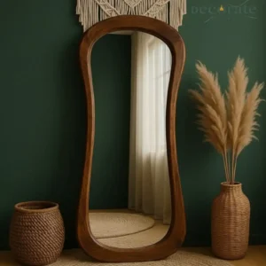 Luxurious Solid Mahogany Wood Mirror