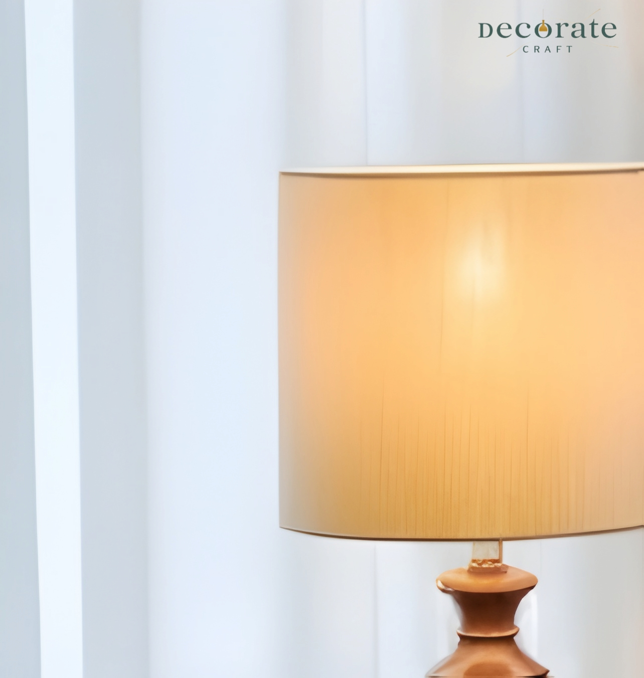 Beautiful & Durable – Premium Mahogany Wood Table Lamp - Image 2