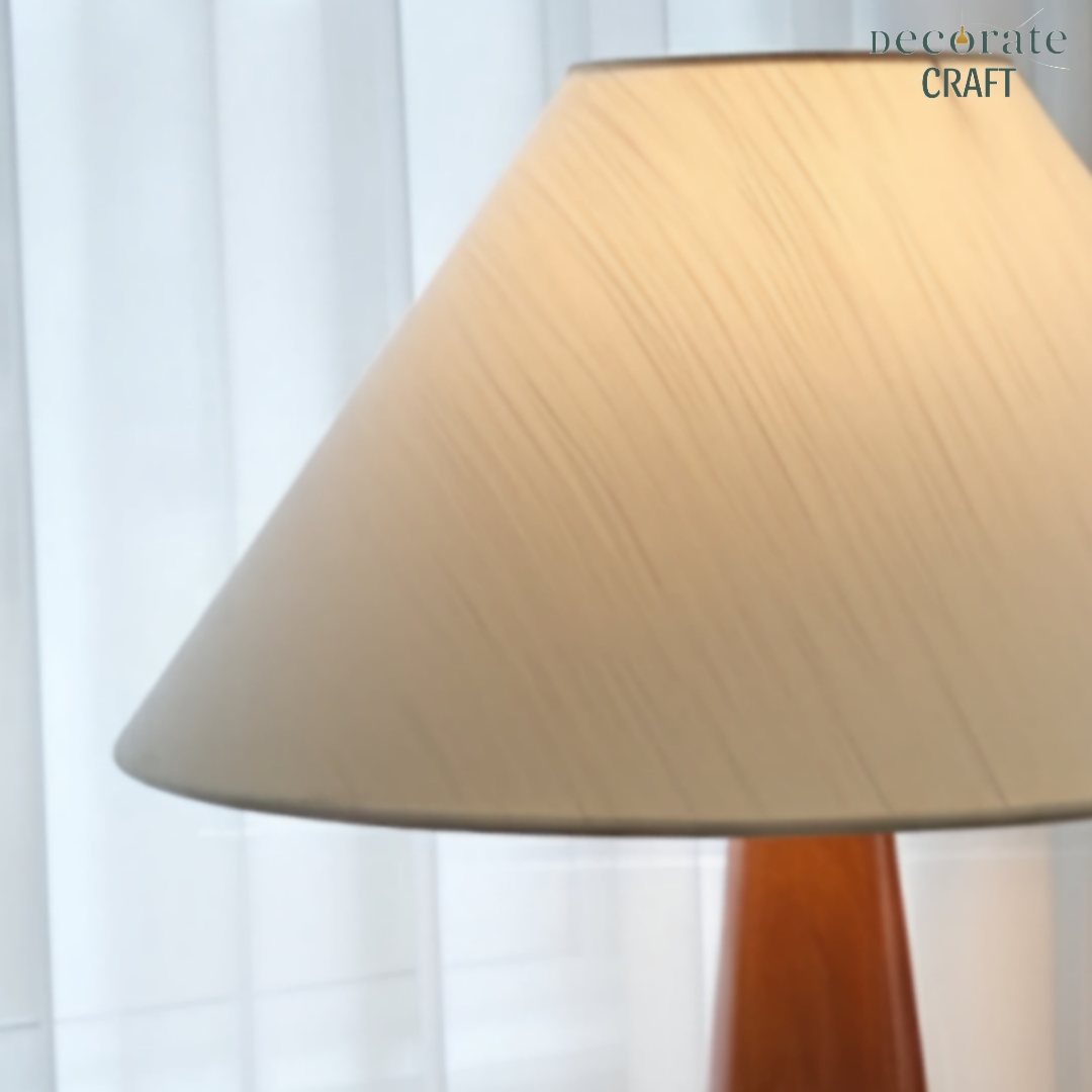 Beautiful & Durable – Premium Mahogany Wood Table Lamp - Image 2
